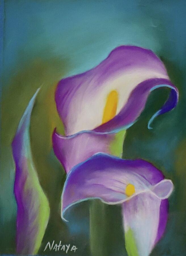 Lovely Lillies Painting by Nataya Crow - Fine Art America