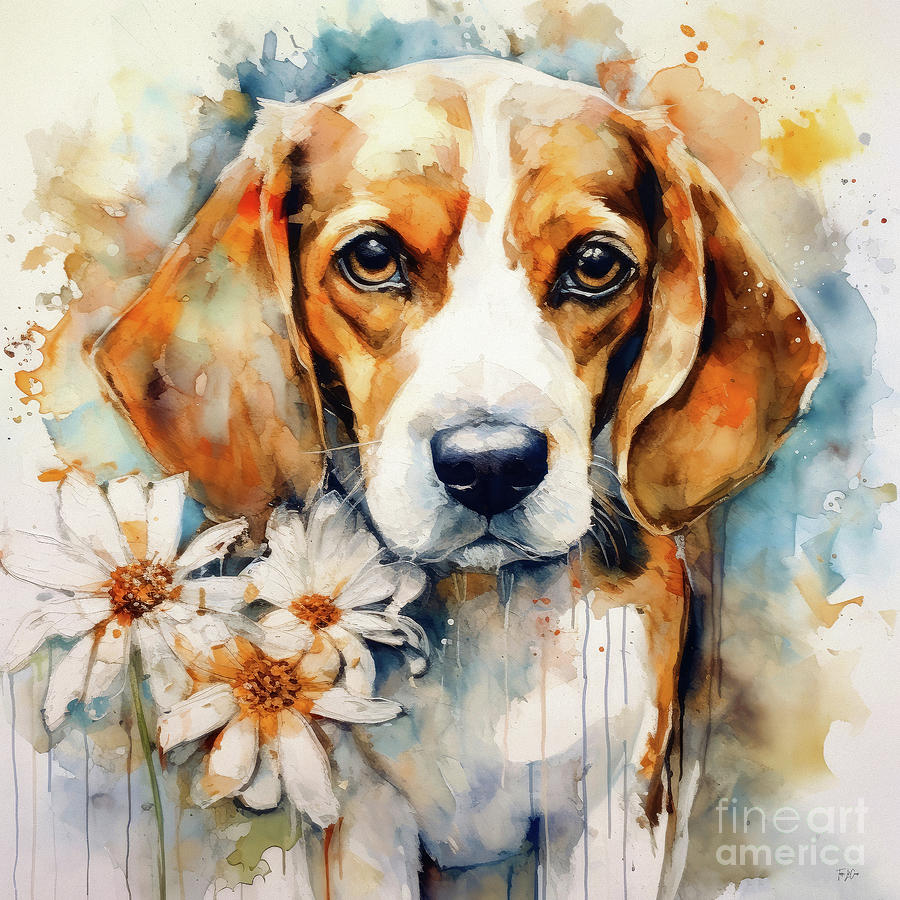 Lovely Lucy Painting by Tina LeCour