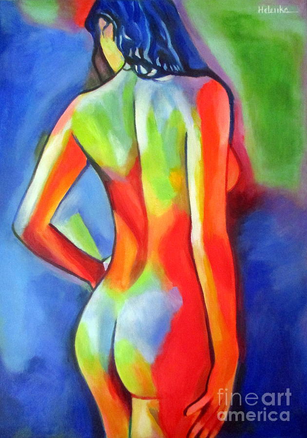 Lovely Nude Painting by Helena Wierzbicki