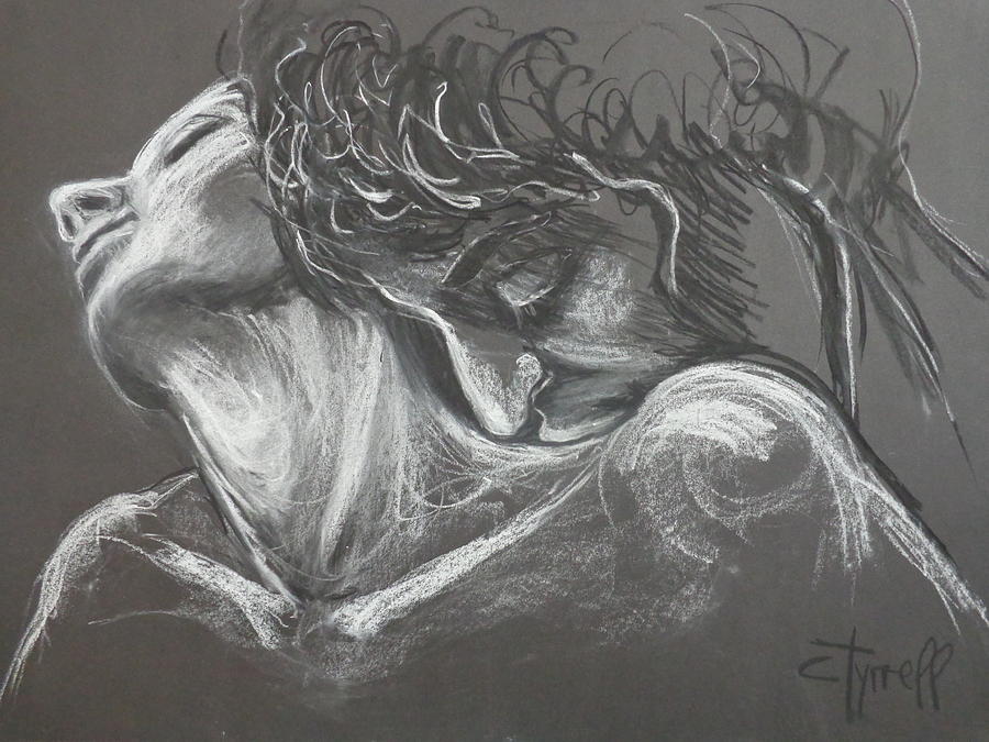 Lovers - Desire Drawing by Carmen Tyrrell