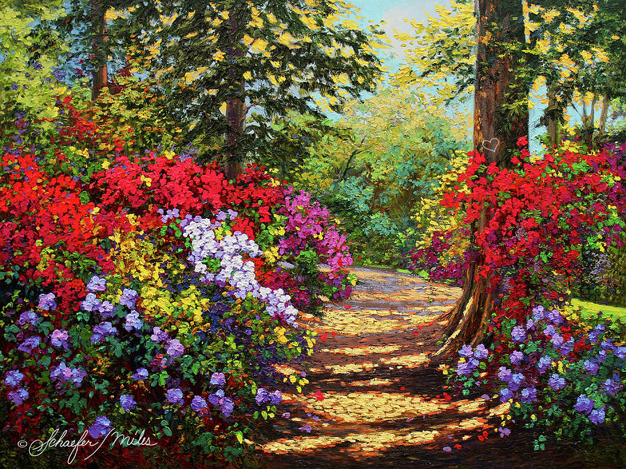 Lovers Lane II Painting by Kevin Wendy Schaefer Miles