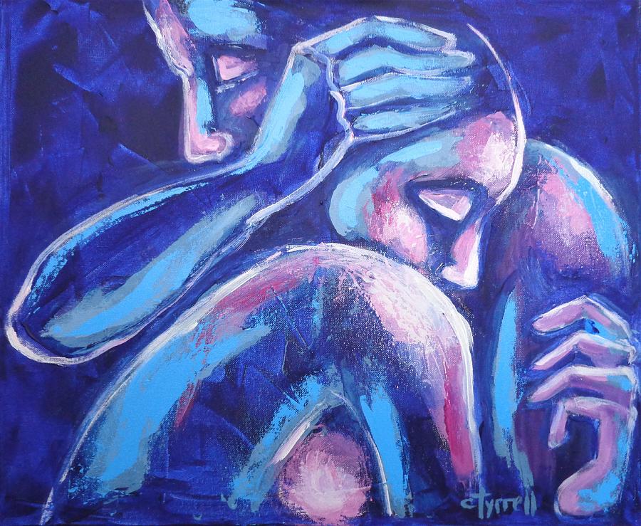 Lovers - Love And Comfort 1 Painting by Carmen Tyrrell
