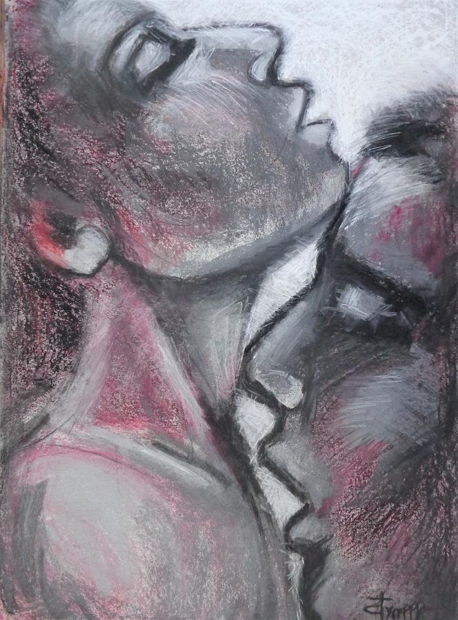 Lovers - Morning Light 2 Drawing by Carmen Tyrrell