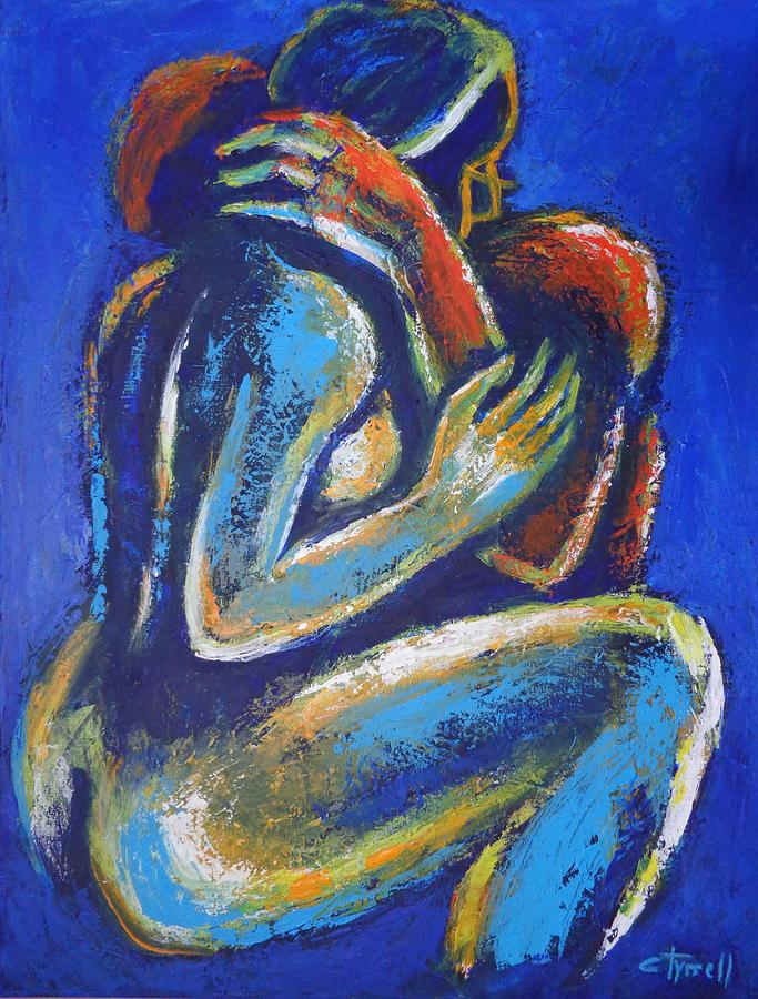 Lovers - Night Of Passion 9 Painting by Carmen Tyrrell