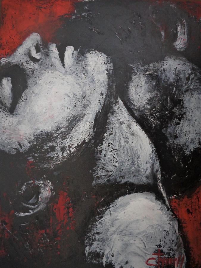 Lovers - Passionate 1 Painting by Carmen Tyrrell