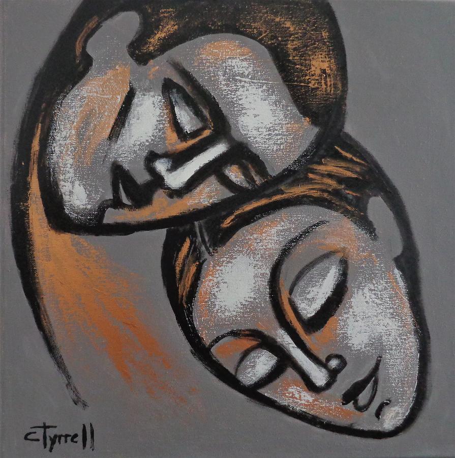 Lovers - The Portrait Of Love 5 Painting by Carmen Tyrrell