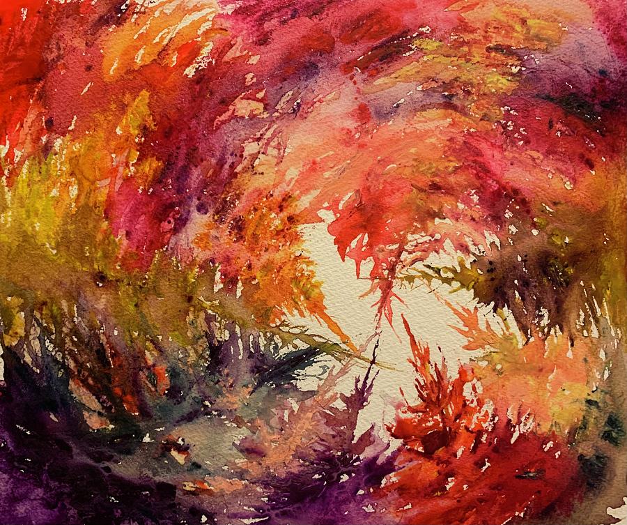 Loves Whirlwind Painting by Maria-Victoria Checa