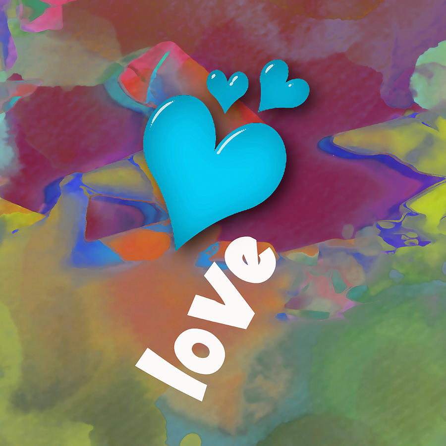 Loving Heart Mixed Media by Marvin Blaine