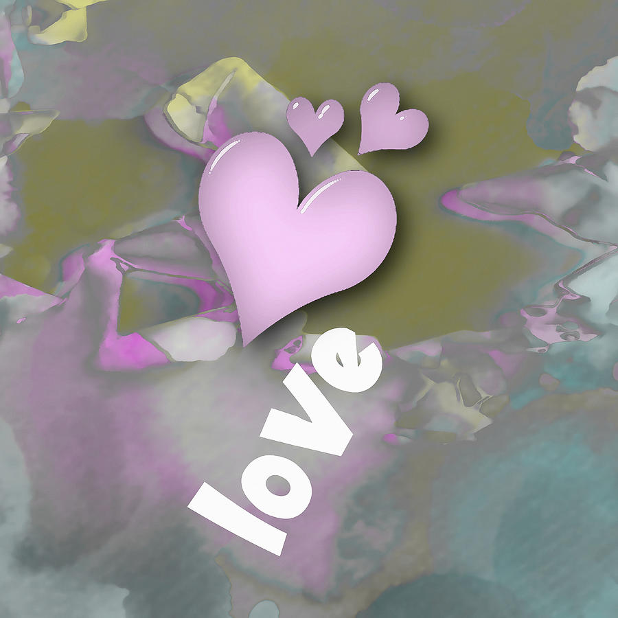 Loving Hearts Mixed Media by Marvin Blaine