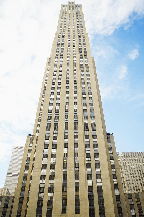 Low angle view of a building, Rockefeller Center, Manhattan, New York City, New York State, USA Photograph by Glowimages