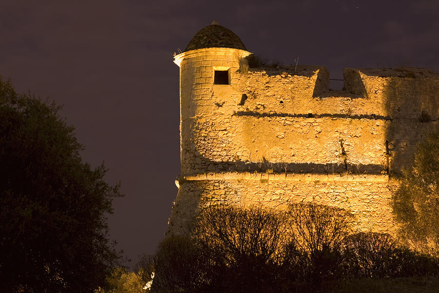 Low angle view of a fort, Fort du Mont Alban, Nice, France Photograph by Glowimages
