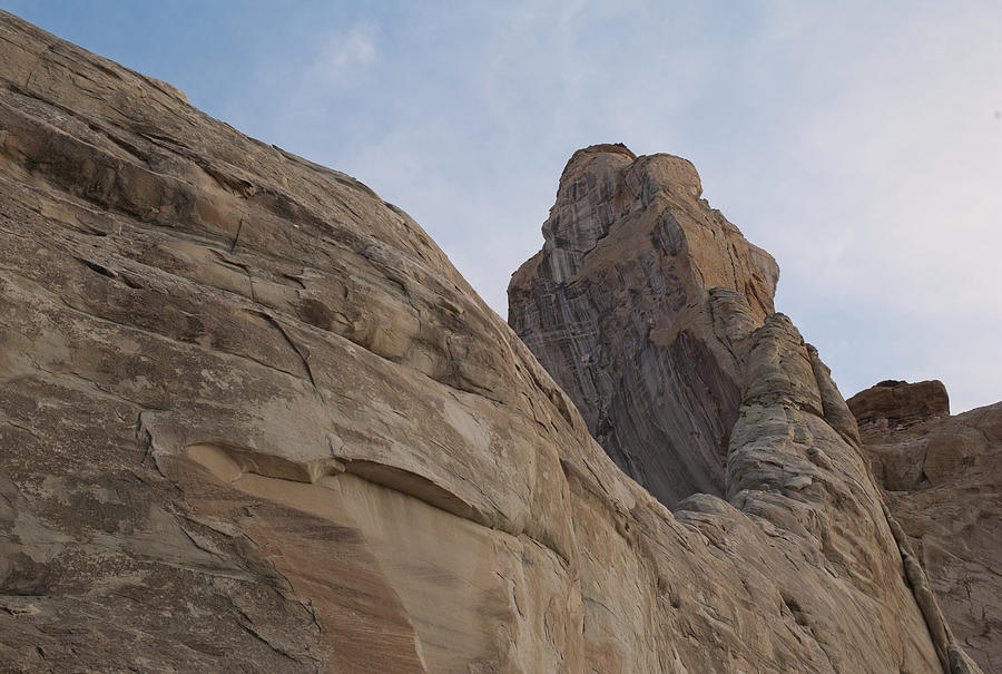 Low angle view of rock formations Photograph by Fotosearch