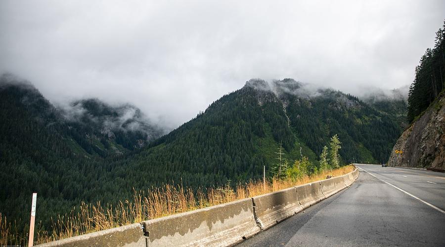 Low Clouds on Stevens Pass Photograph by Tom Cochran