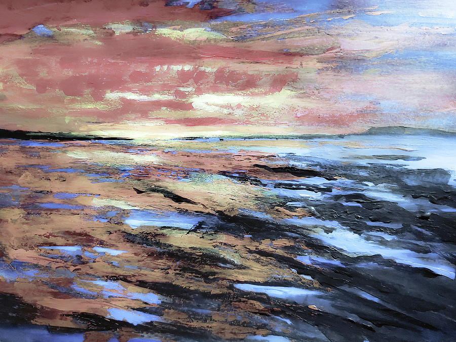 Low Country Low Tide Sunrise Mixed Media by Sharon Williams Eng