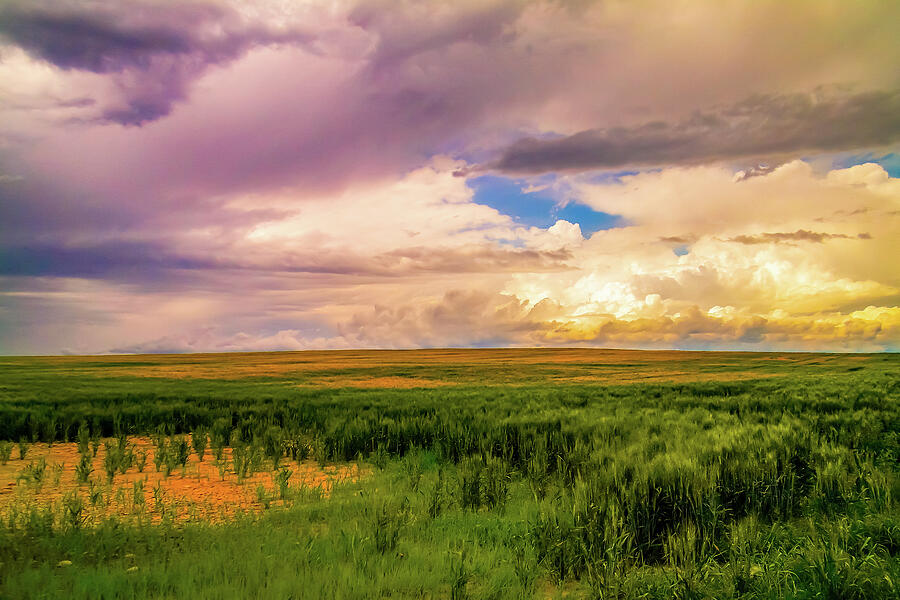 Low flowing clouds across the plains Photograph by Jeff Swan - Fine Art ...