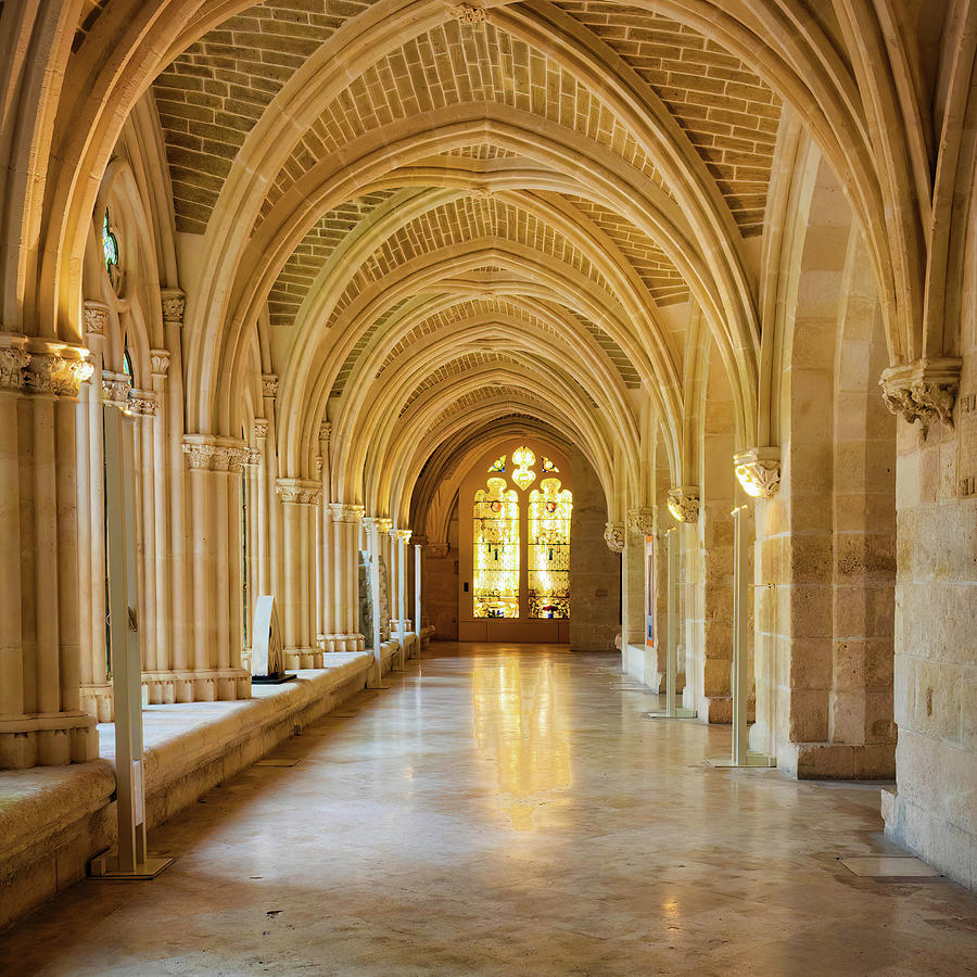 Low gallery of the cloister of the cathedral Photograph by Jordi Carrio Jamila