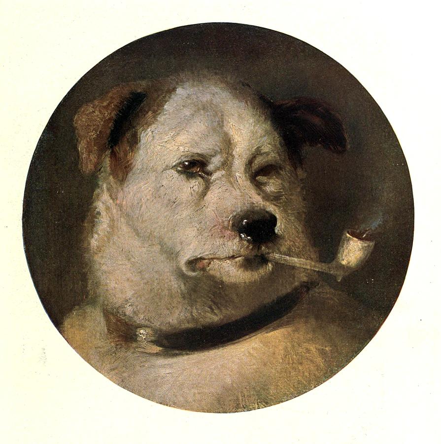 Dog Painting - Low Life by Edwin Landseer