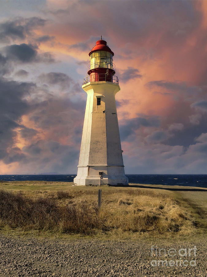 Low Point Lighthouse  Cape Breton  Canada Photograph