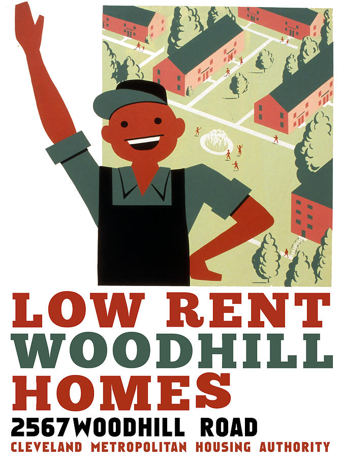 Low Rent Woodhill Homes Digital Art by Chuck Mountain
