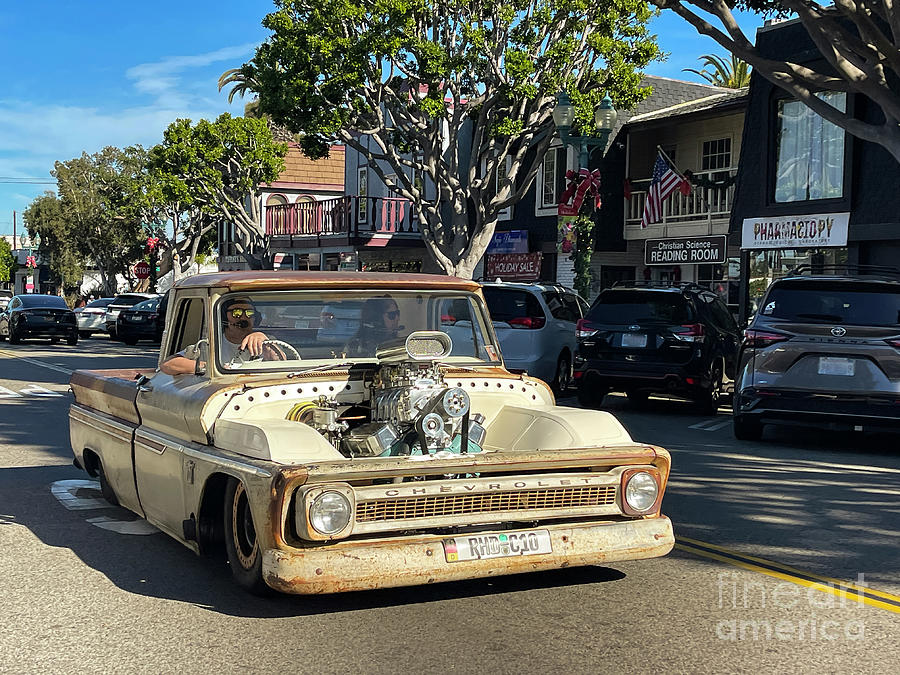 Tree Photograph - Low Rider Chevrolet Truck by Nina Prommer