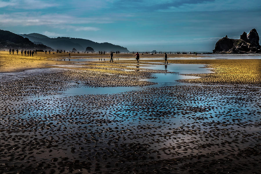 Low Tide at Cannon Beach Photograph by David Patterson