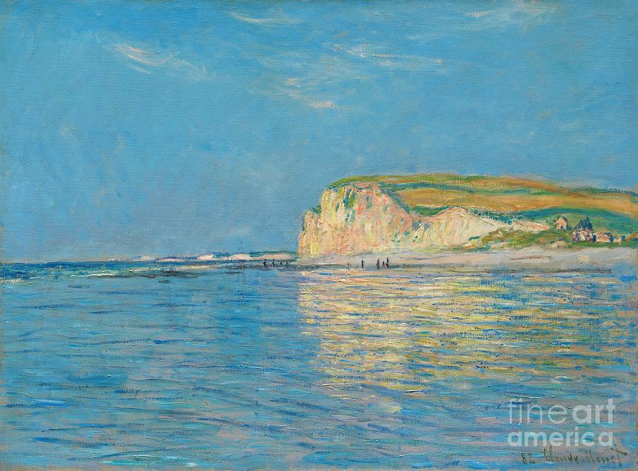 Claude Monet Painting - Low Tide at Pourville, near Dieppe by Claude Monet