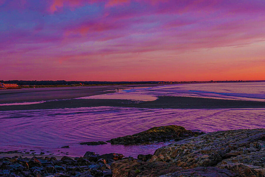 Low Tide at Sunrise and Tide Pools Photograph by Lorraine Palumbo