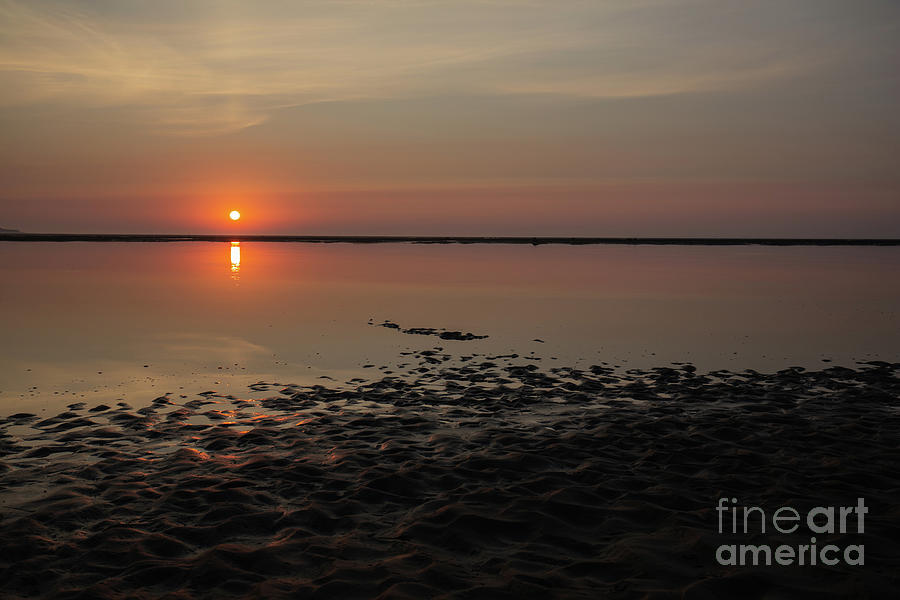 Sunset Photograph - Low Tide At Sunset by Eva Lechner