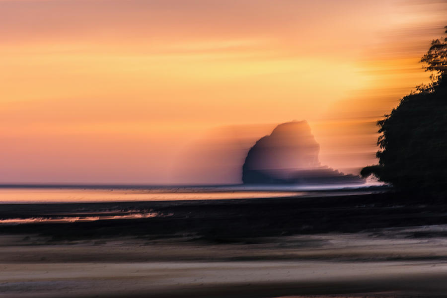 Low Tide Beach Sunset Photograph