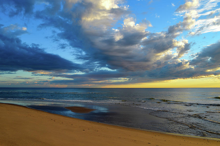 Low Tide Blues - Coast Guard Beach Photograph by Dianne Cowen Cape Cod Photography