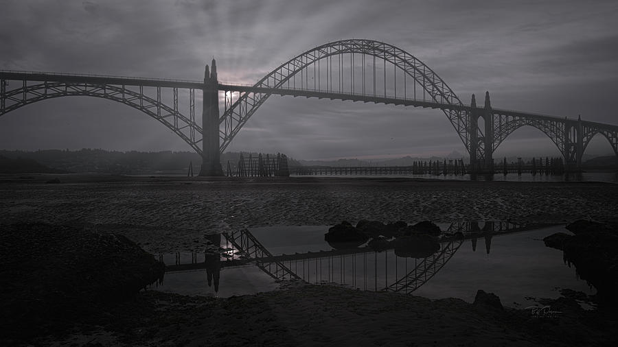 Low Tide Bridge Photograph by Bill Posner