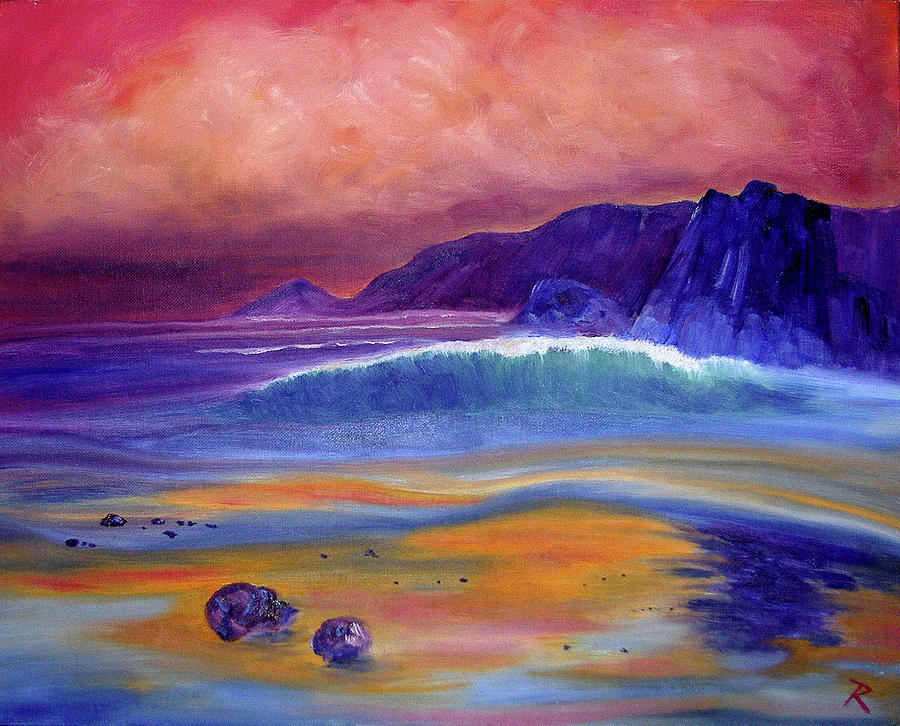 Low Tide - Calm Before The Storm Painting by Ran Andrews