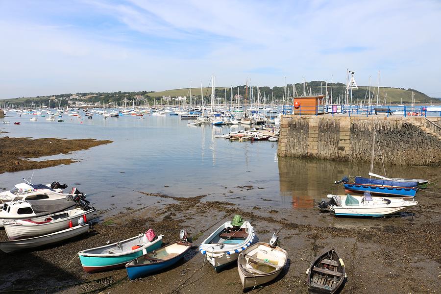 Low Tide In Falmouth Harbour Photograph