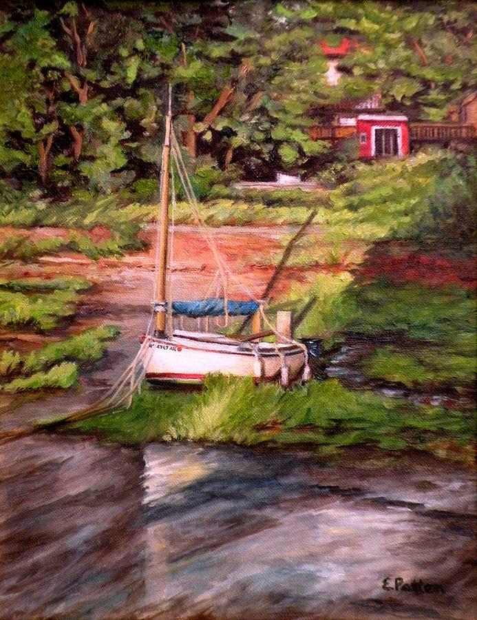 Low Tide, Lanes Cove Painting by Eileen Patten Oliver