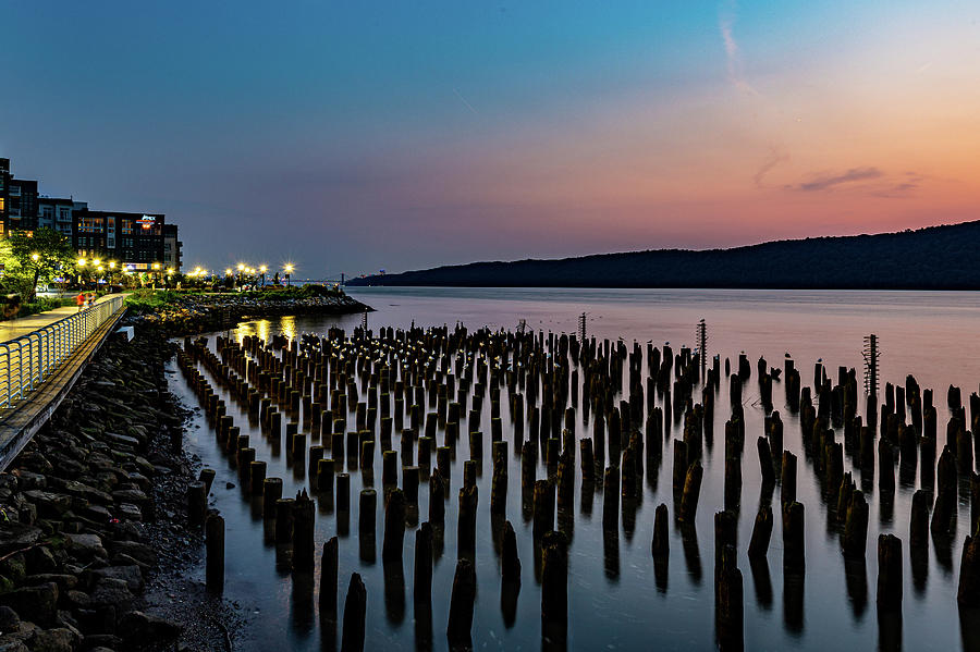 Low Tide on the Hudson Photograph by Kevin Suttlehan