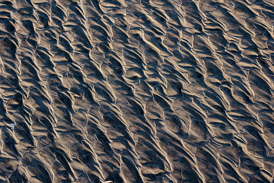 Low Tide Sand Pattern Photograph by Robert Potts