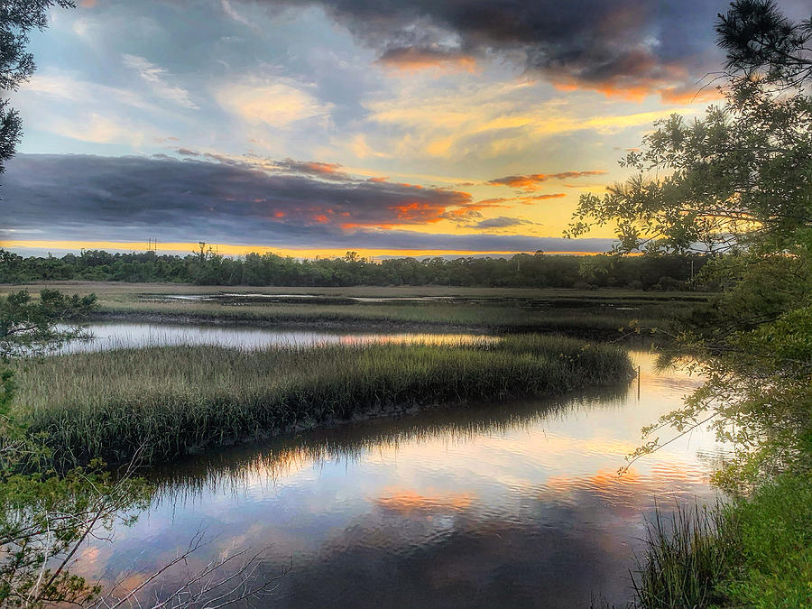 Lowcountry Sunset Photograph by Heidi Chesko - Fine Art America