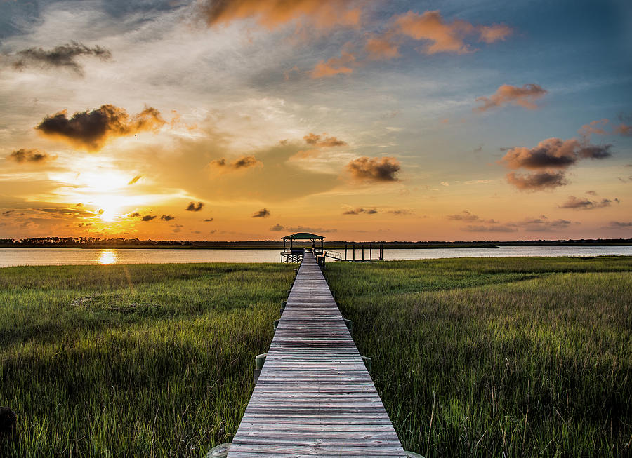 Lowcountry Sunset Photograph by Jessica Larson-Wang - Fine Art America