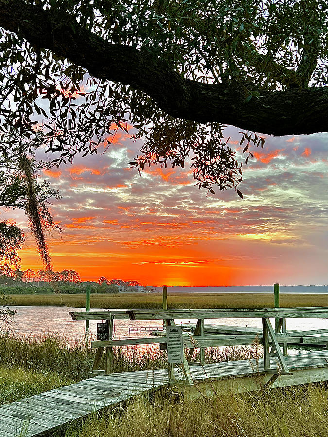 Lowcountry Sunset Photograph by William Van Cleave - Fine Art America