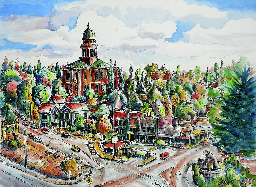 Lower Auburn Painting by Terry Banderas