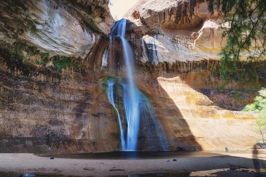 Lower Calf Creek Falls in Escalante National Monument Photograph by Harpazo_hope