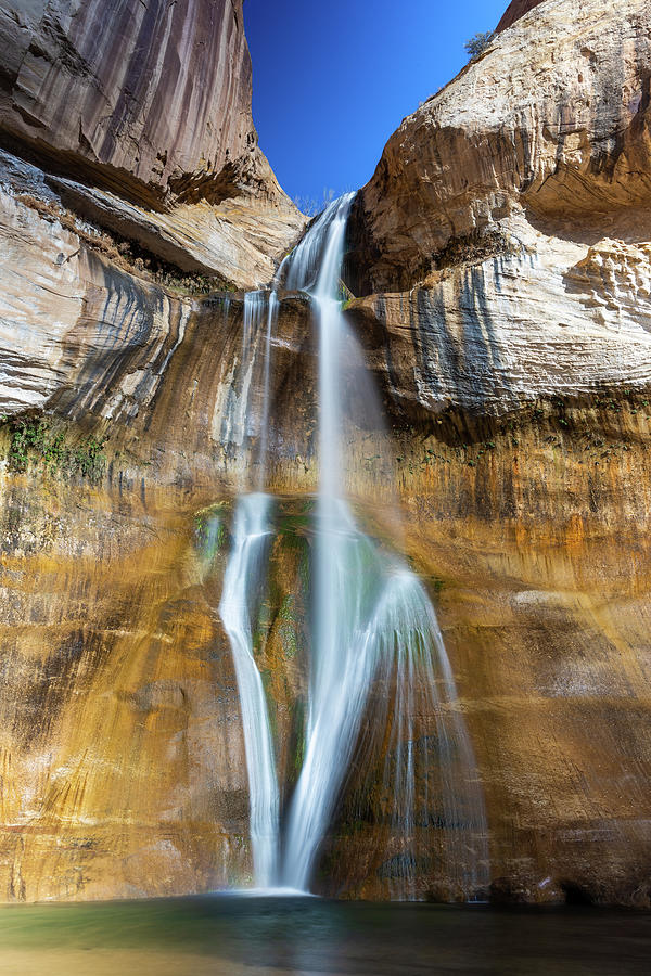 Waterfall Photograph - Lower Calf Creek Falls by James Marvin Phelps Waterfall Photograph - Lower Calf Creek Falls by James Marvin Phelps