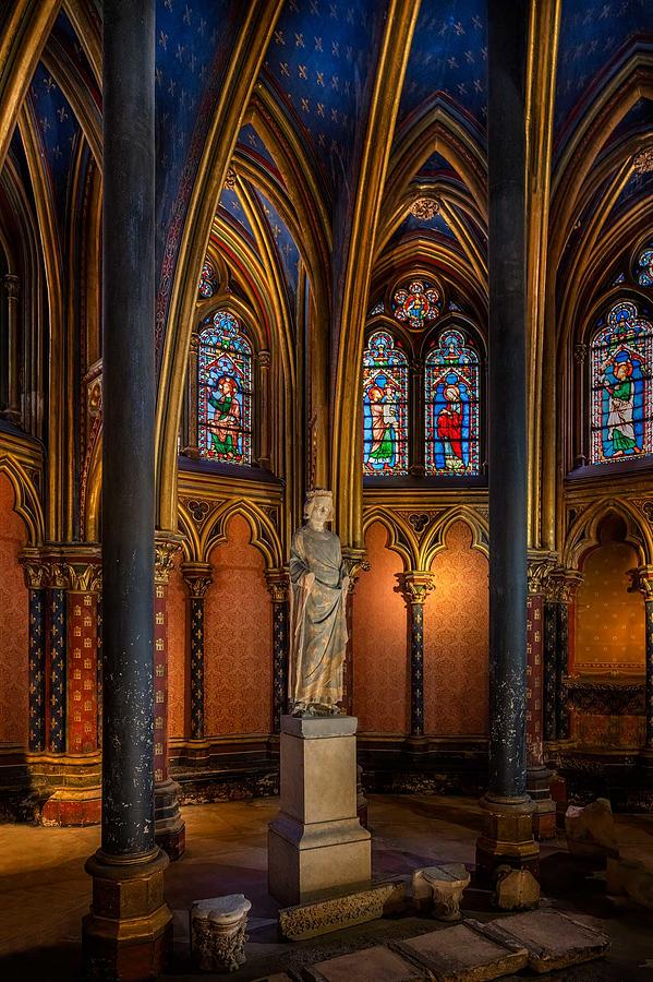 Lower Chapel at Ste Chapelle Photograph by Dave Koch