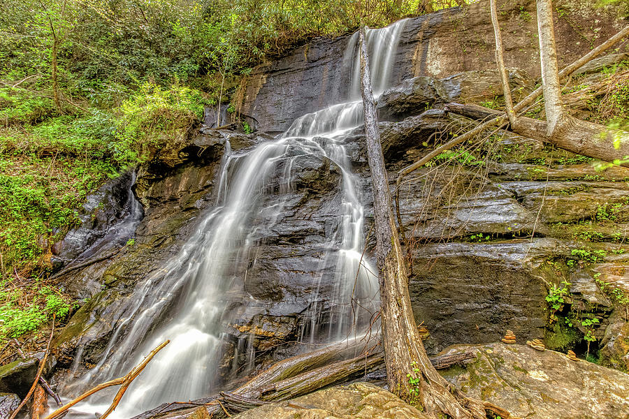 Lower DeSoto Falls in Dahlonega, Georgia Photograph by Peter Ciro