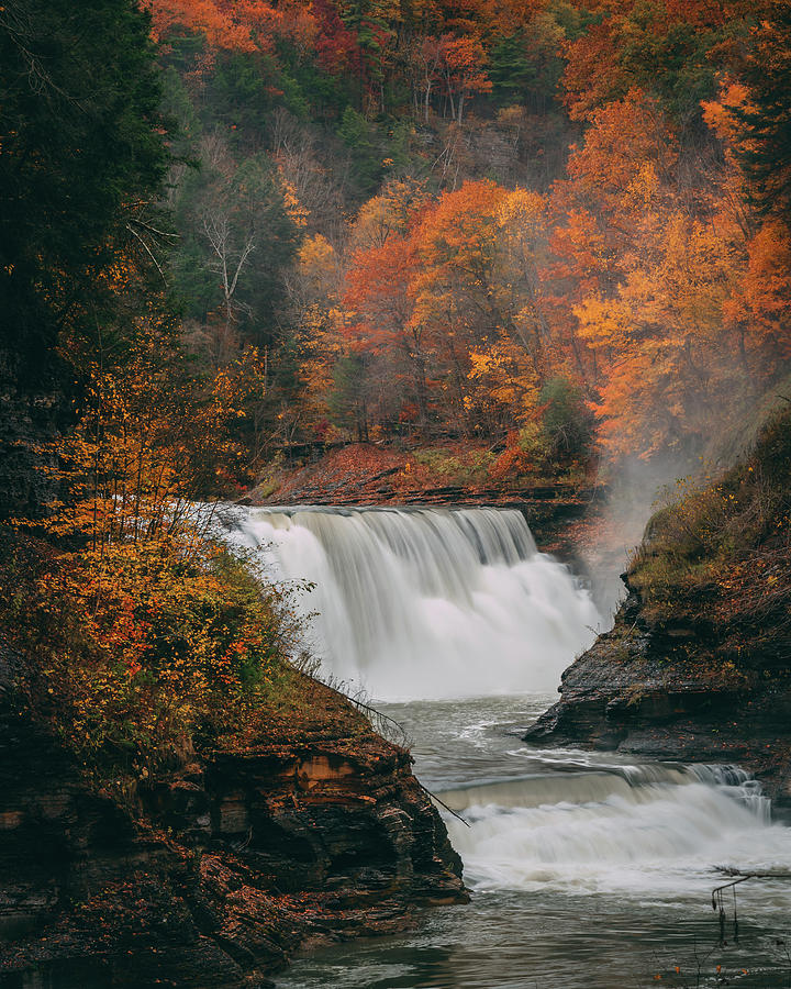 Lower Falls, Letchworth Photograph by Jon Bilous - Fine Art America