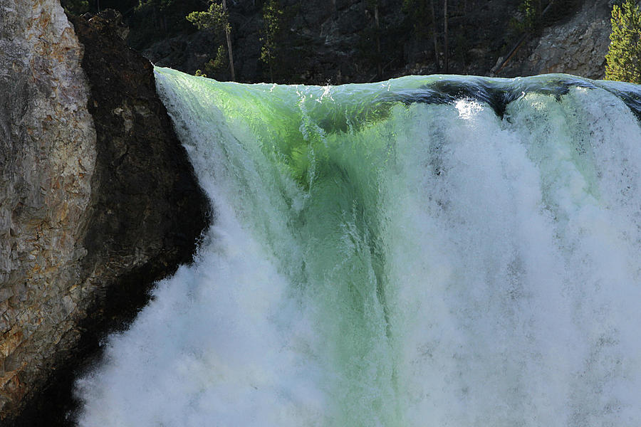 Lower Falls of the Yellowstone River, Yellowstone National Park Photograph by The Yellowstone Collection Lower Falls of the Yellowstone River, Yellowstone National Park Photograph by The Yellowstone Collection