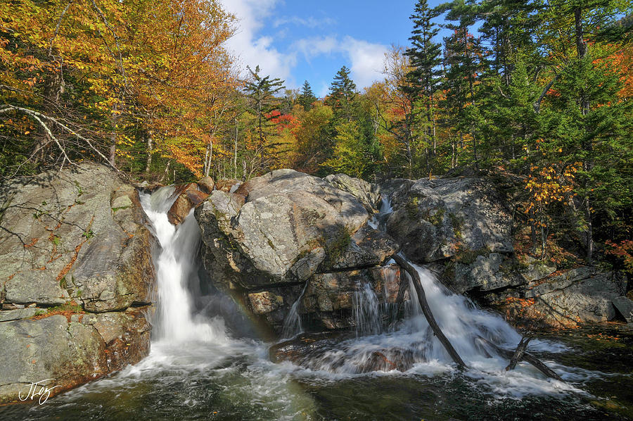 Lower Glen Ellis Falls in New Hampshire Photograph by Jim Lozouski ...