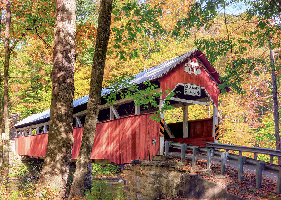 Lower Humbert Bridge - Somerset County, Pennsylvania  Photograph by Susan Rissi Tregoning