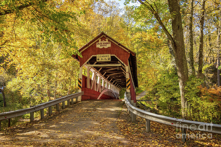 Lower Humbert Covered Bridge, Somerset County - View 2 Photograph by Sturgeon Photography
