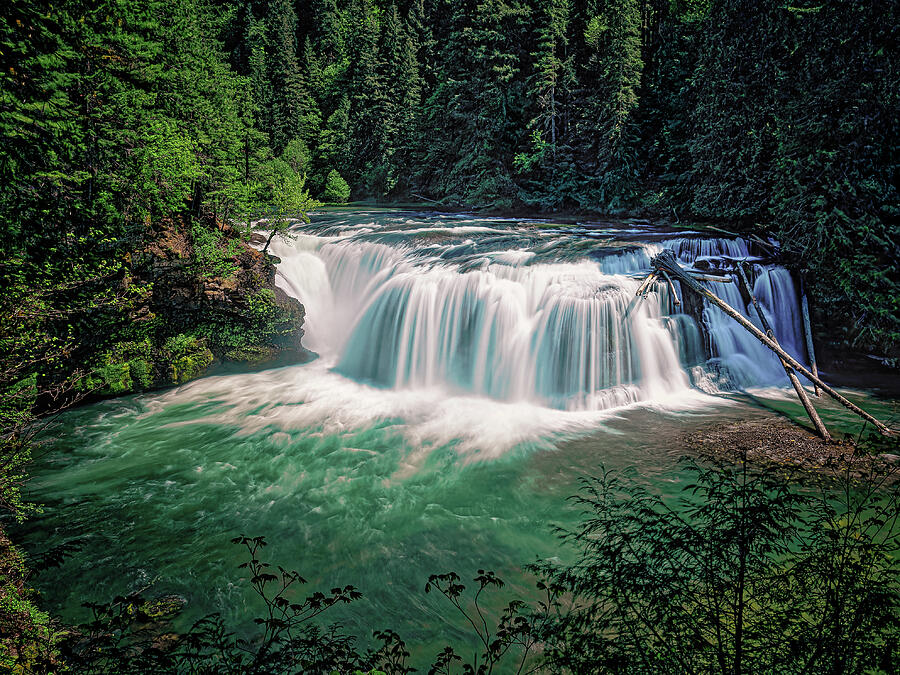 Lower Lewis Falls Photograph by Thomas Hall Lower Lewis Falls Photograph by Thomas Hall